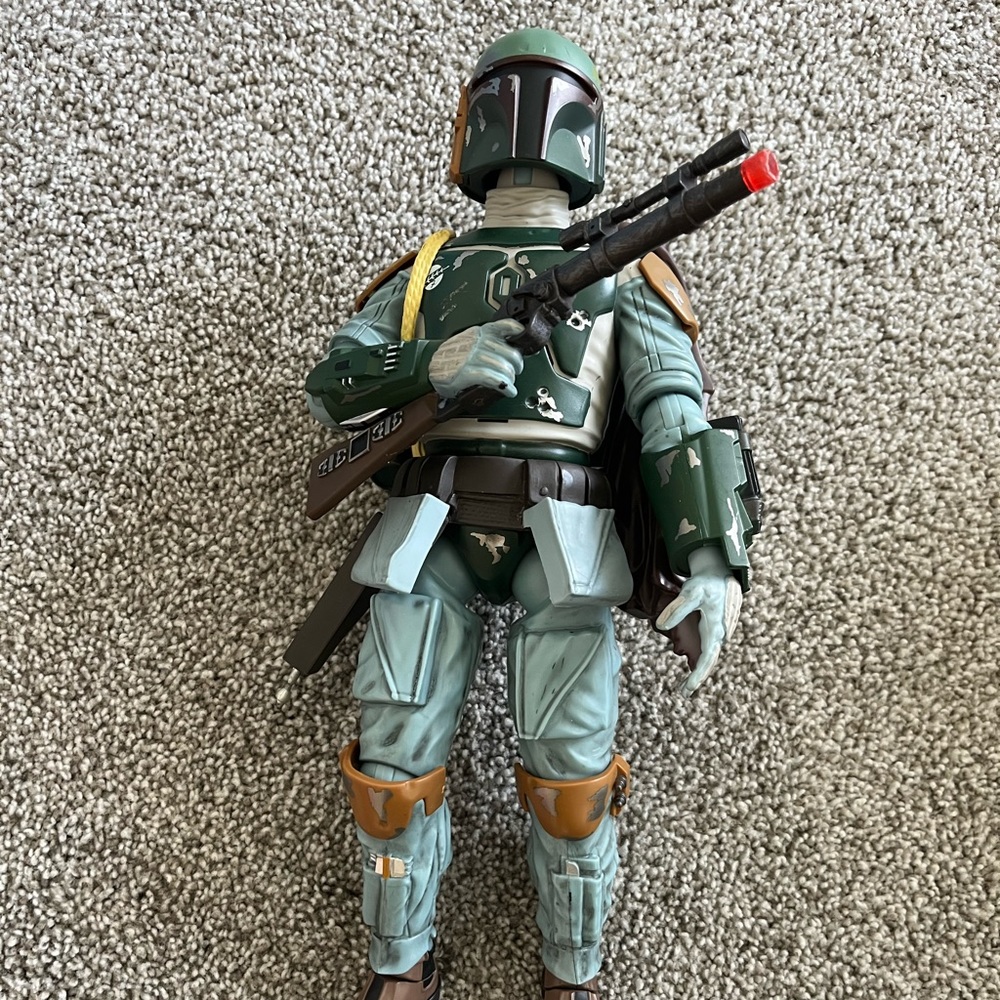 Boba Fett large talking action figure, about 15”